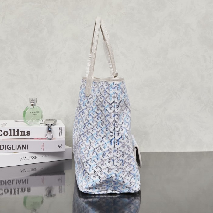 1:1 qualituy verson Monogram Coated Canvas Tote Bag With Pouch Waterproof Top Handle Shoulder Bag 4 colors 29092298