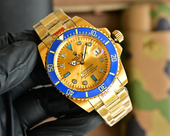 Custom Edition Natural Zirconia Mechanical Movement Steel Bracelet  Watch 5 colors【Dial diameter：40mm 】	 28764743