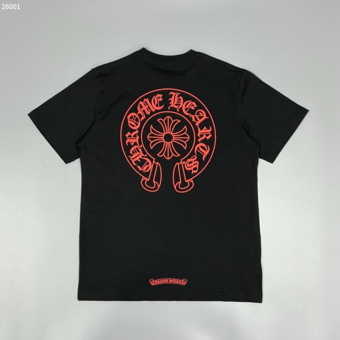 1:1 quality version Horseshoe Cross Logo Print Pocket T-Shirt 2 colors 29093601