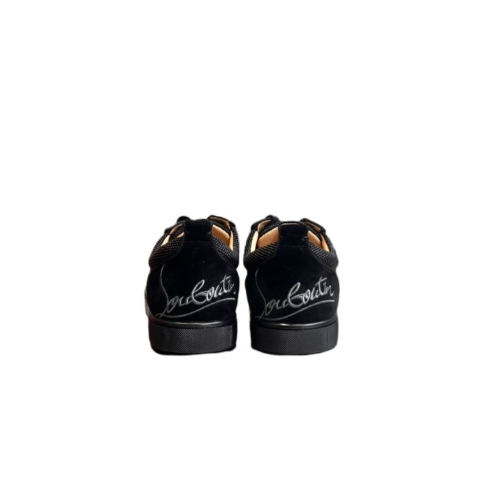 1:1 quality version 27872333 front studded drop back embroidered low top shoes
