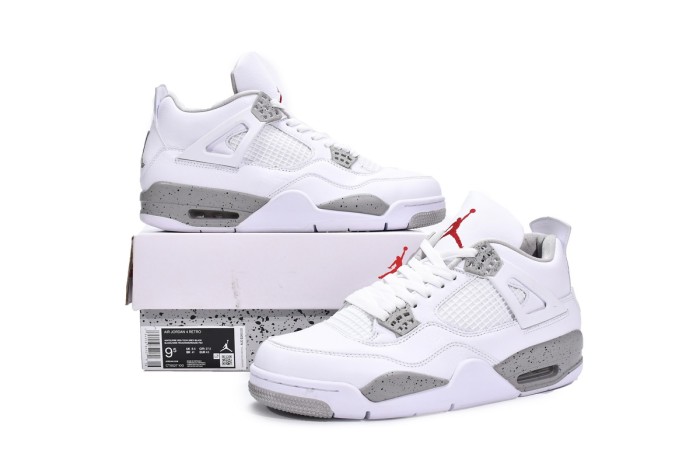［plus-size shoes]Air @j4 Retro White Oreo CT8527-100