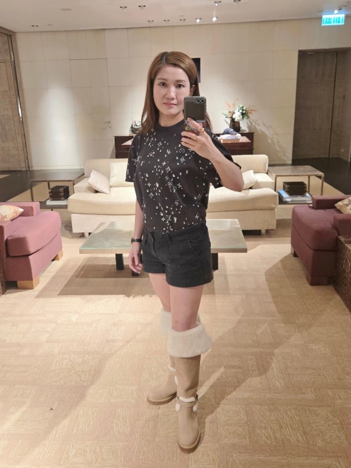 1:1 quality version All-Over Waterdrop Rhinestone Tee 28903017