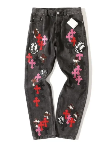 1:1 quality version Cross-patch jeans