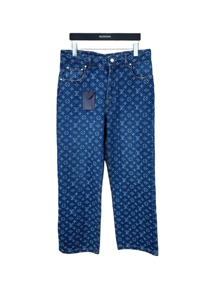 1:1 quality version Heavy Duty Printed Straight Leg Denim Jeans 28687462