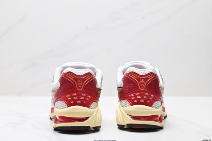 AC Gel-Kayano 14 Red and Orange Two-Tone Running Shoes 28441081