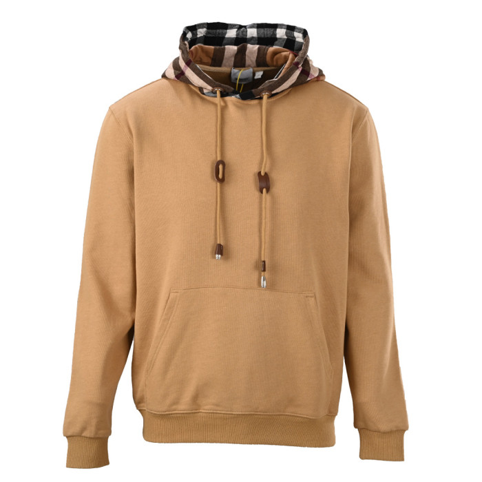 1:1 quality version Patchwork Plaid Hoodie 3 colors 28471215