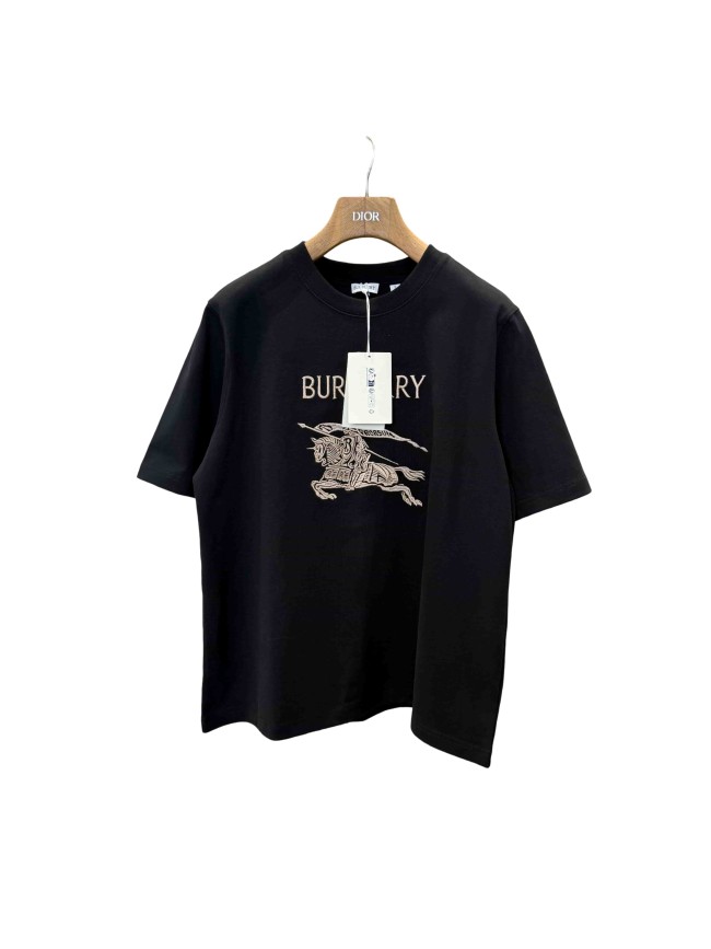 1:1 quality version equestrian knight emblem embroidered T-shirt 2 colors 28966859