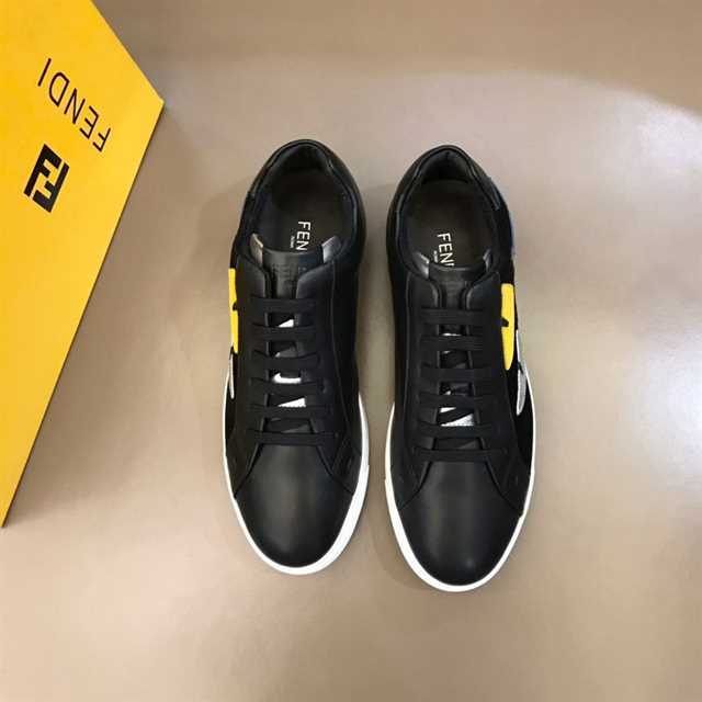 FEND1 MONSTER EYES LOW-TOP TRAINERS SNEAKERS   FD05