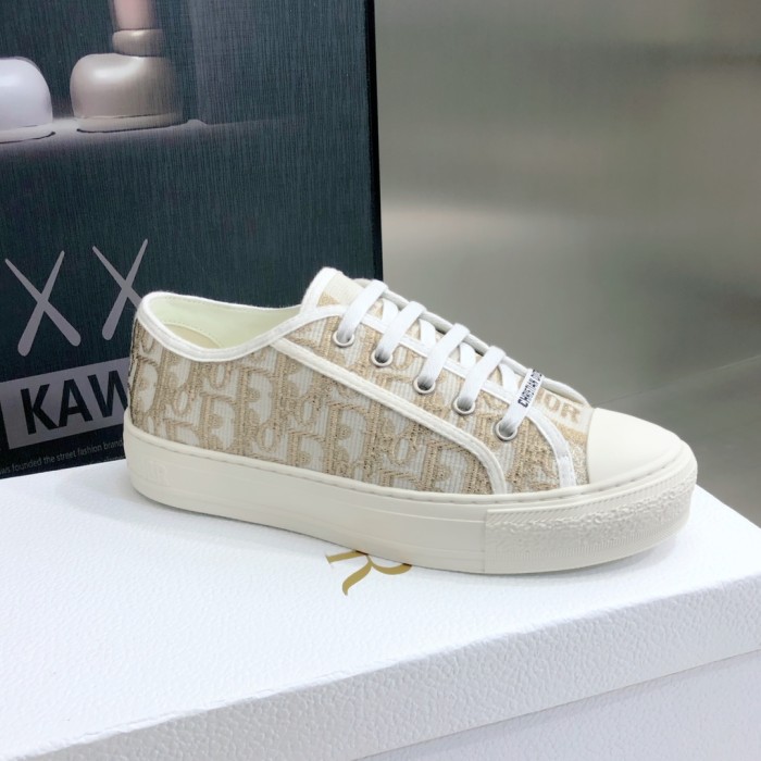 1:1 quality version 28314329 Walk'N'D Monogrammed Embroidered Canvas Shoes 8 colors