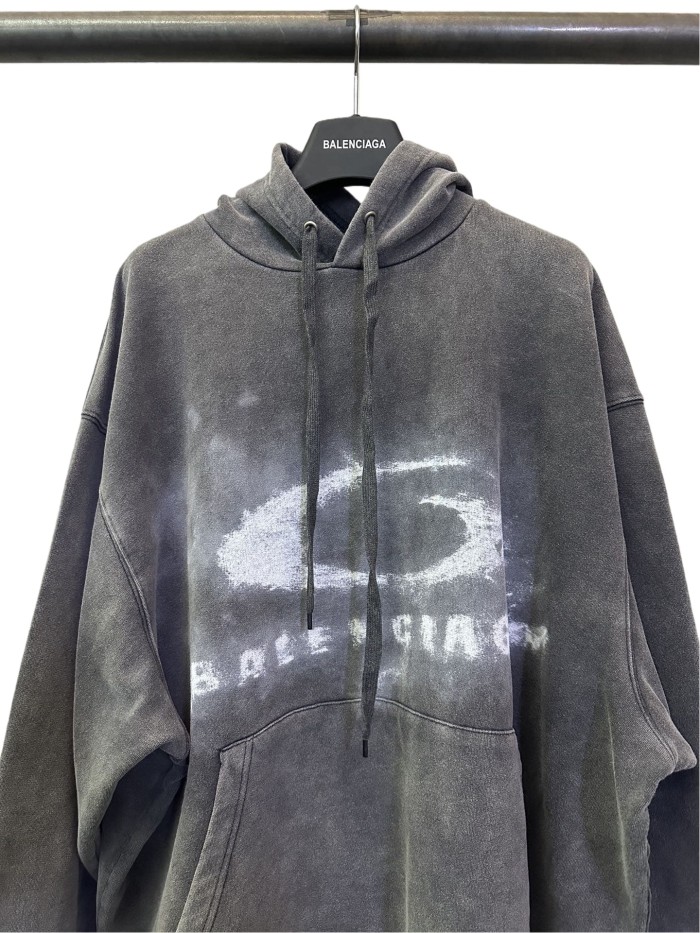 1:1 quality version Single-Ring Smoke Washed Vintage Hoodie 28760677