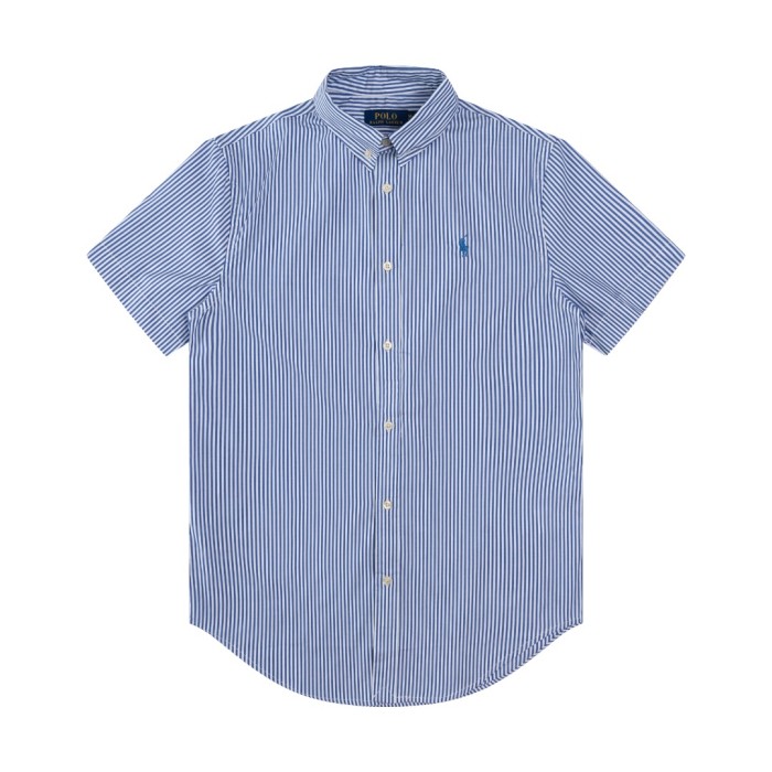 28270252 Silk Brocade Embroidered Logo lapel polo shirt 9 colors