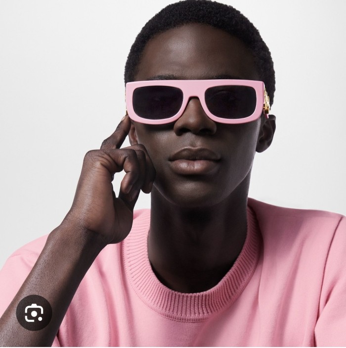 1:1 quality version Metal Flower Logo Leg Glasses 7 colors