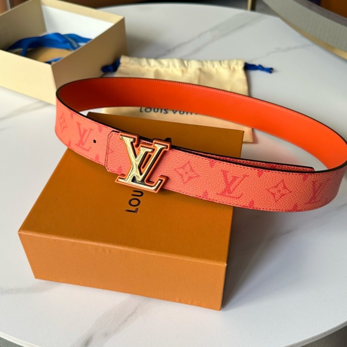 1:1 quality version 28197155 Two-Tone Monogrammed Buckle Belt 14 colors
