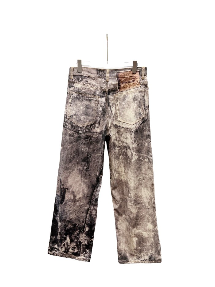 Wasteland Style Splash Spray Ink Jeans 28514670