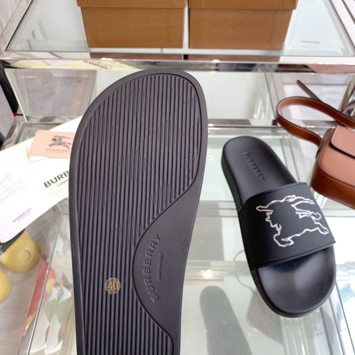 1:1 quality version Classic Check War Horse Print Slipperss 8 colors