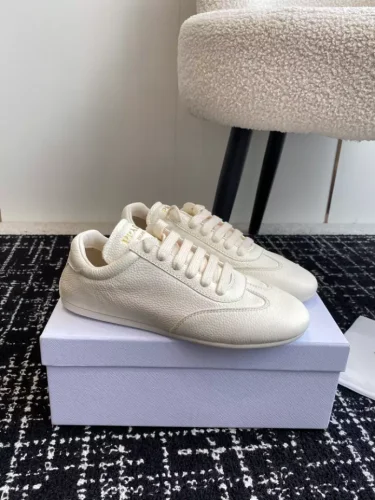 PR@DA@ LEATHER SNEAKERS   PRD034