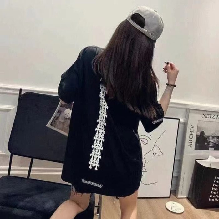 1:1 quality version Back Cross Spine Print Tee 2 colors 29045263