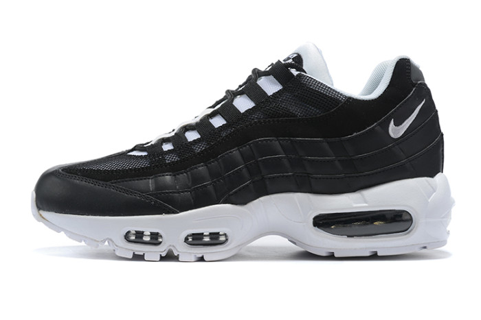 [plus-size shoes]Air Max 95 Black Retro Breathable Mesh Streetwear Running Shoes 29065874