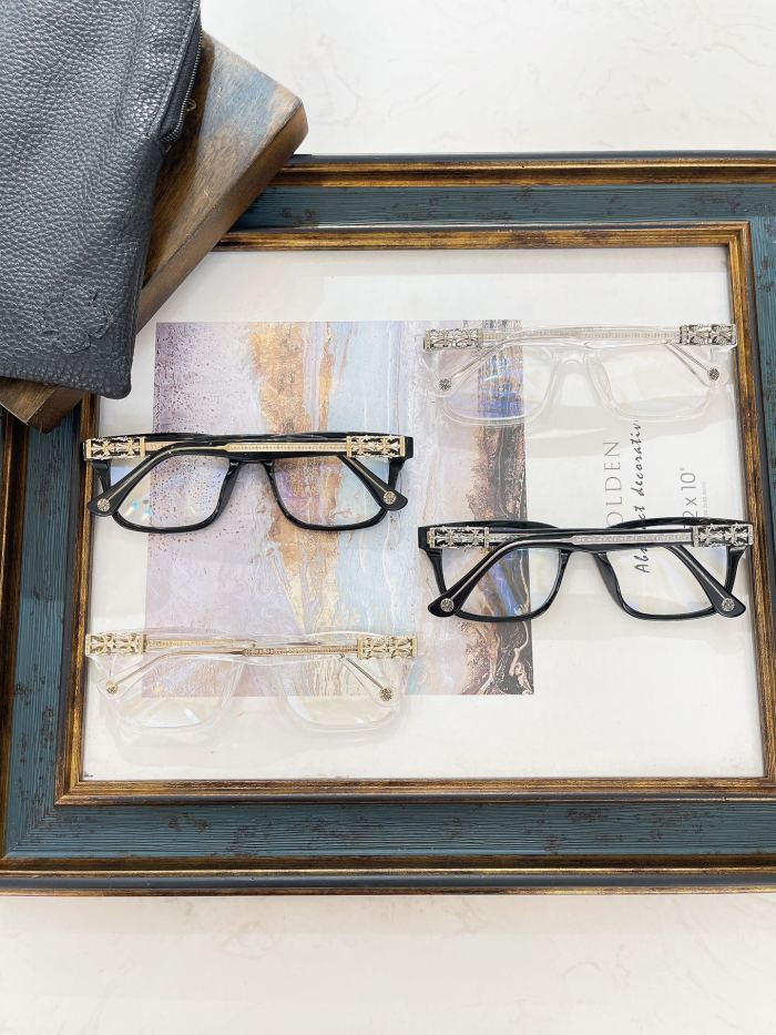 1:1 quality version Double cross rimmed glasses 4 colors