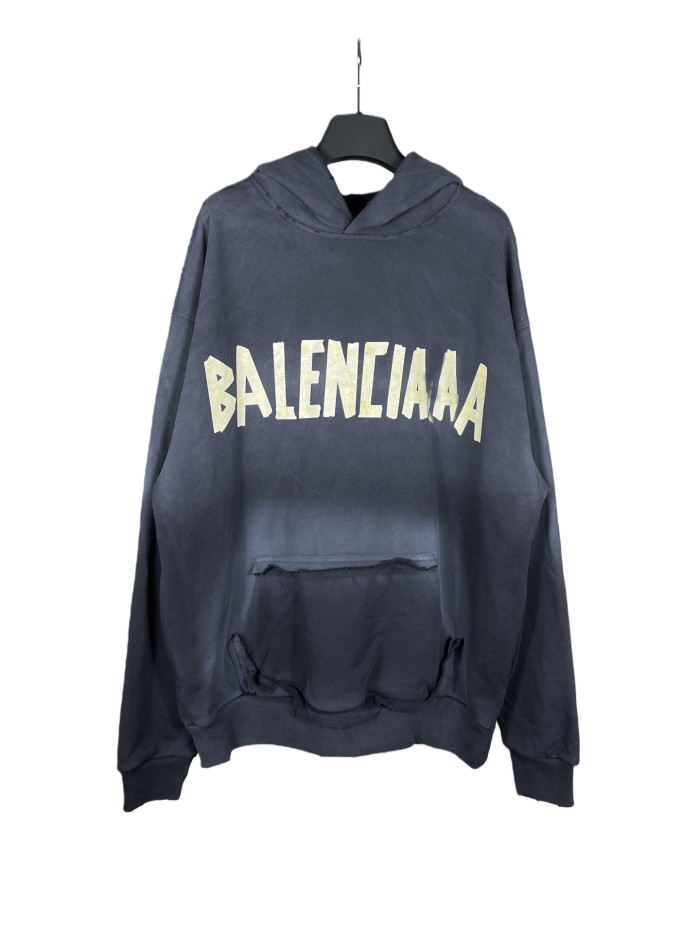 Masking Tape Washed and Distressed Hoodie 8 colors 28661155