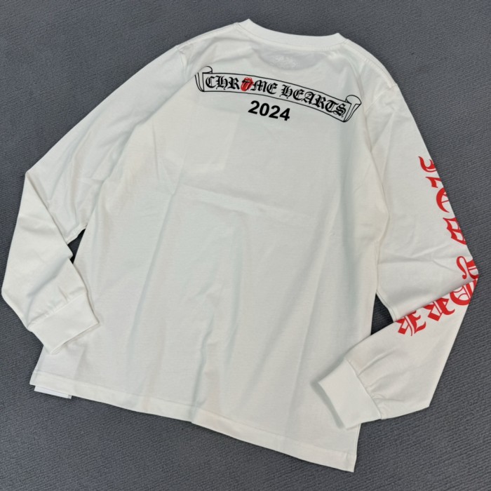 1:1 quality version 2024 Las Vegas Limited Sanskrit Flower Arm Long Sleeve T-Shirt 2 colors