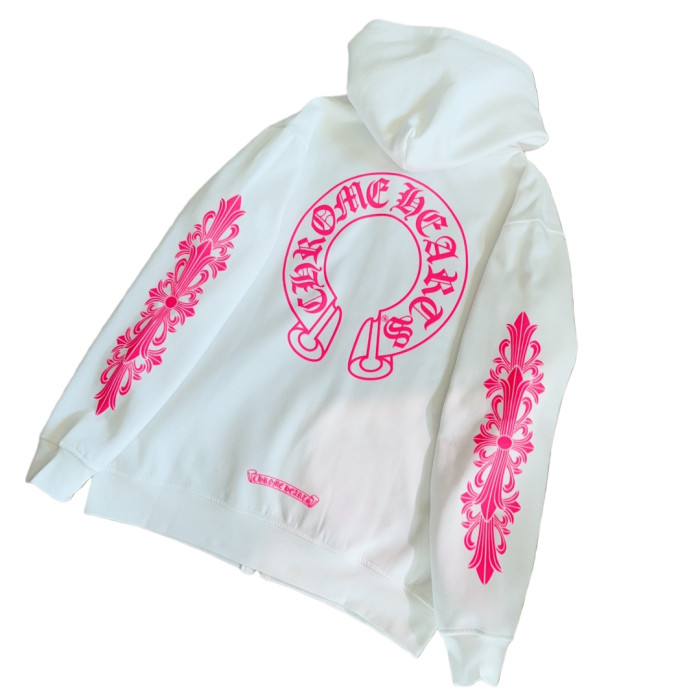 1:1 quality version Cross Vine Back Horse Hoof Print Zipper Hoodie 2 colors 28691989