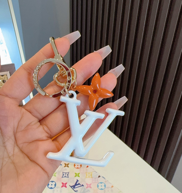Macaron Color Palette Alphabet Logo Keychain 6 colors 28689542