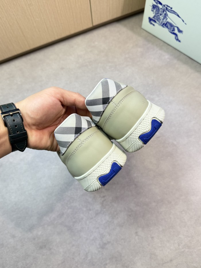 1:1 quality version Leather Plaid Patchwork Shoes 6 colors 28470989