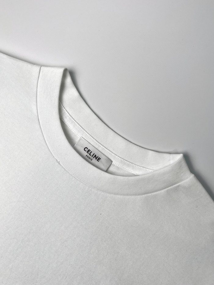 1:1 quality version Chest Embroidered Logo Tee 3 colors 28756475