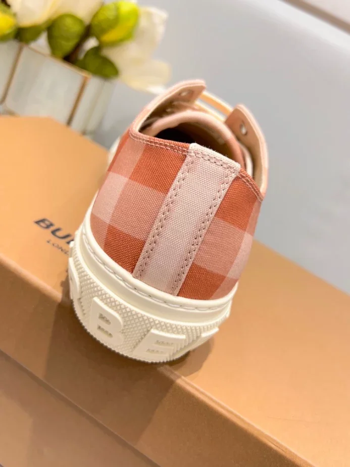 BURB5RRY CHECK COTTON SNEAKERS   BBR128
