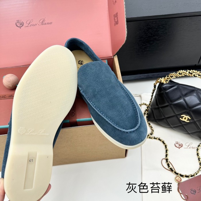 1:1 quality version Summer Walk Double-Layer Cowhide Flat Shoes 15 colors 28700726