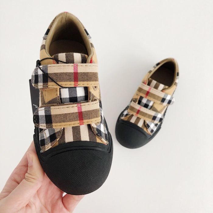 Checkered Velcro Low Top Shoes for kids 5 colors