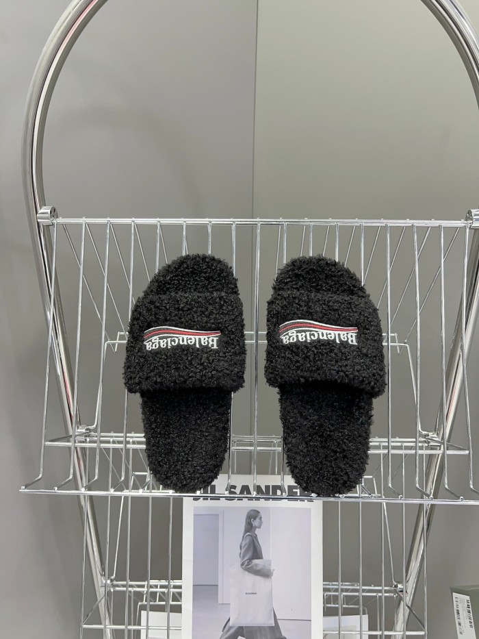 1:1 quality version Cola Embroidery Twill Brushed Cotton Slippers 8 colors 28884668
