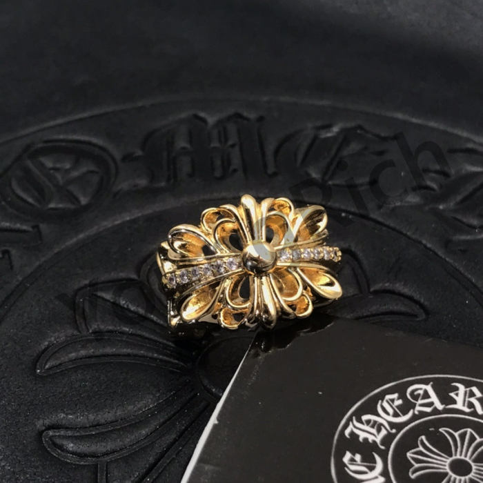 CH Vintage Cross Cross Flower Tomb Sword Hexagram Ring 26 colors