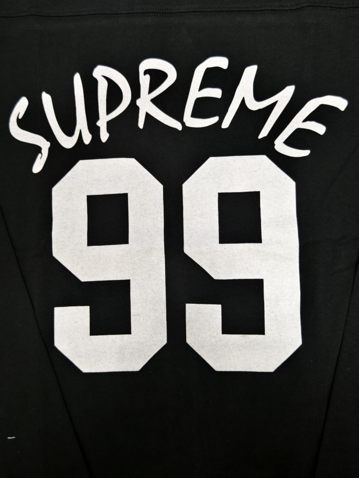 1:1 quality version Number 99 Letter Large Print Long Sleeve T-Shirt 2 colors