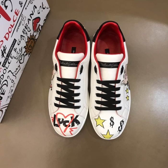 DOLCE    G@BB@N@ PORTOFINO PADRINO PIG SNEAKERS   DG27