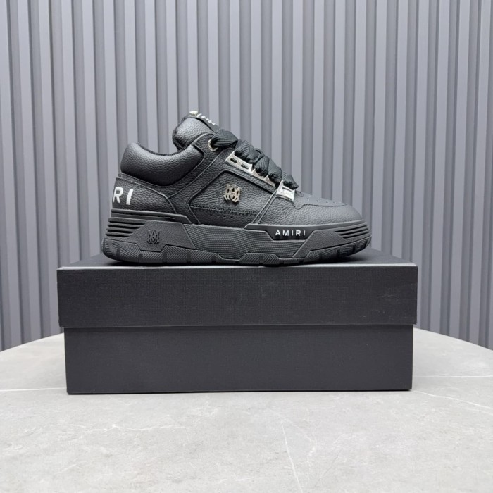 1:1 quality version Metal M Logo All-Black Chunky Bread Sneakers 28927923