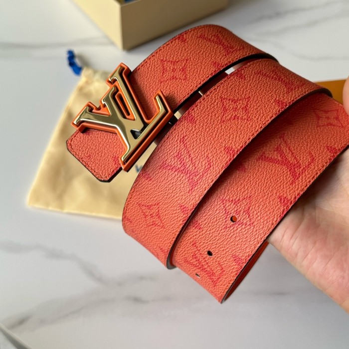 1:1 quality version 28197155 Two-Tone Monogrammed Buckle Belt 14 colors