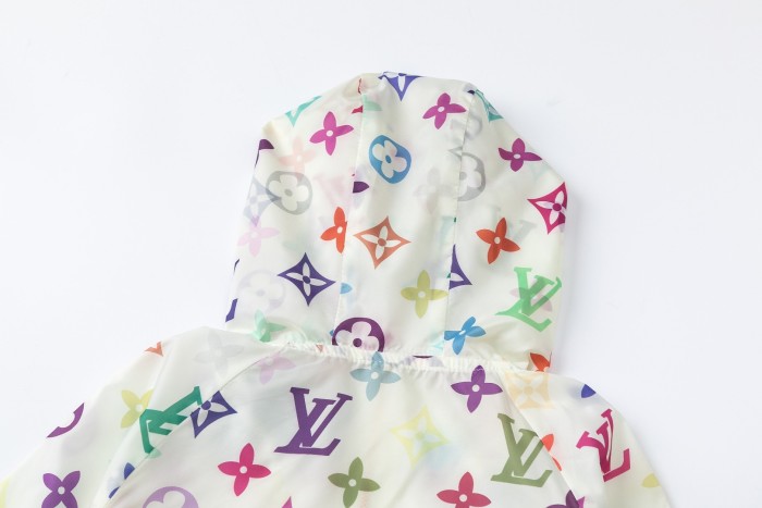 Colorful All-Over Print Lightweight Sun-Protective Hooded Jacket for Kids 29006602