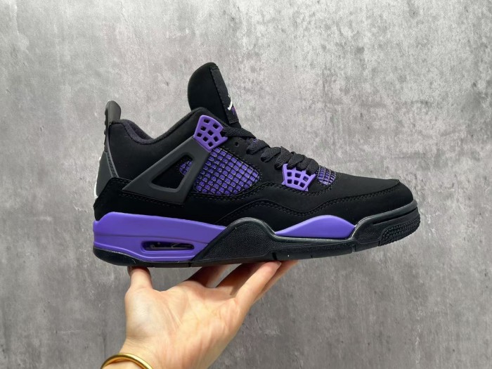 [plus-size shoes] Air @j4  “Purplr Thunder” Retro Basketball Shoes28707731