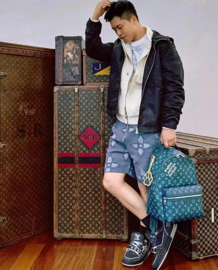 1:1 quality version 27922073 Convex appliqué knit shorts