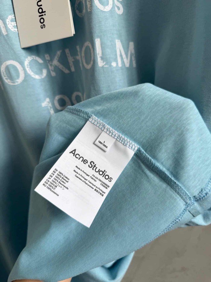 1:1 quality version Stockholm 1996 Print Washed Tee 5 colors 29069247