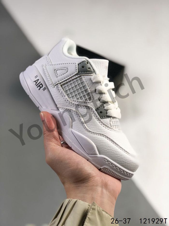 Generation 4 mid-top retro basketball shoes kids shoes 23 colors