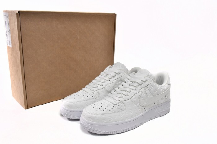 L  x N  Air Force 1 Low By Virgil Abloh White