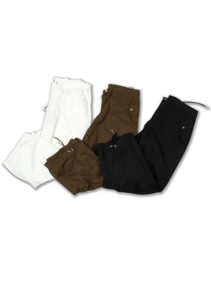 1:1 quality version drawstring paratrooper pants