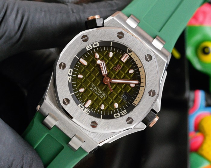 Checkered Dial Mechanical Movement Watch 3 colors【Dial diameter：42mm 】28771382