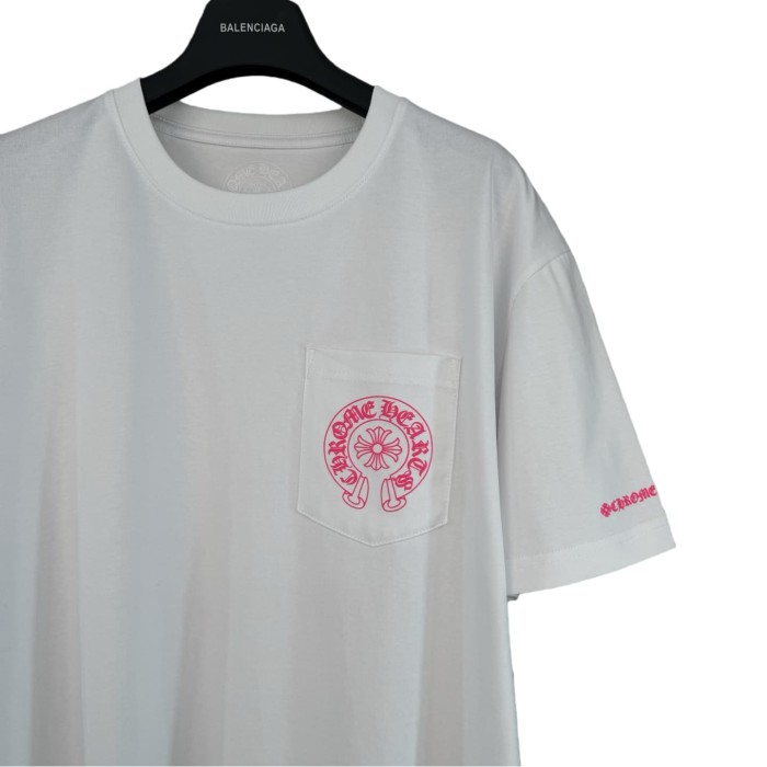 1:1 quality version Pink Ink Horseshoe Print Tee 2 colors 28816182