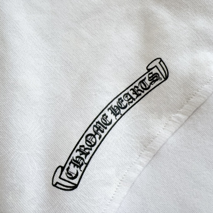 1:1 quality version Full printed dark cross Vertical Lettering Logo and Sanskrit print Zipper Hoodie 2 colors 28782524