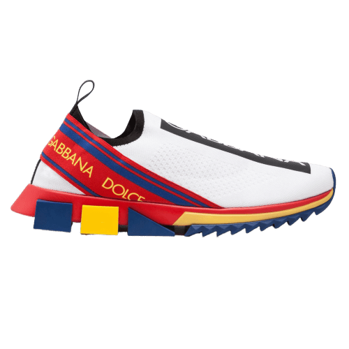 DOLCE G@BB@N@ STRETCH MESH SORRENTO SNEAKERS WITH LOGO DG45