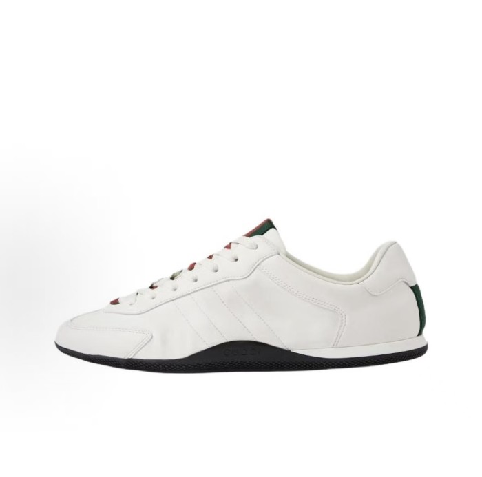 [plus-size shoes]1:1 quality version Leather Green Red Web Vintage Shoes 5 colors 28974025